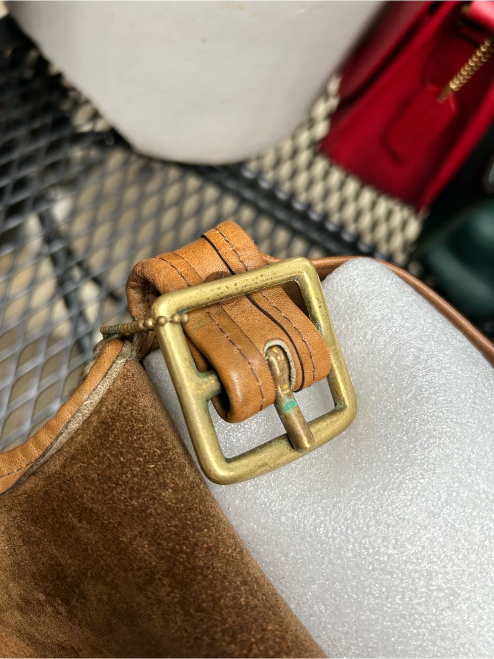 Coach Vintage NYC Courier Shoulder Bag in Saddle - Picture 13 of 16